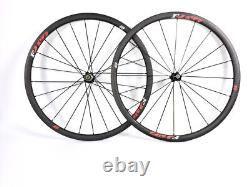 Flash Fox Wheel Clincher/Tubeless Rim Height 30Mm 700C Carbon Wheels Road Bike/F