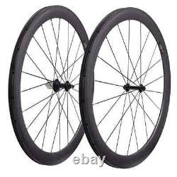 Full Carbon Fiber Road Bike Wheels Bicycle Wheelset 50mm U Shape 25mm Tubuless