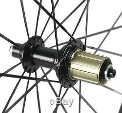 Full Carbon Fiber Wheels Mix 38/50/60/88mm Road Bike Clincher Wheelset 700C UD
