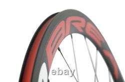 Full Carbon Fiber Wheelset 700C Road Bike 50mm Depth Clincher Wheels Bitex R13