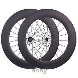 Full Carbon Wheels Road Bicycle Wheelset 88x25mm U Shape Bicycle Wheelset