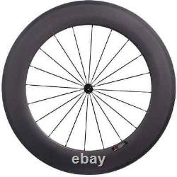 Full Carbon Wheels Road Bicycle Wheelset 88x25mm U Shape Bicycle Wheelset