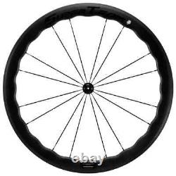 Full Carbon Wheelset Tubeless Road Bicycle 50mm Rim Brake Wheels UD Matte