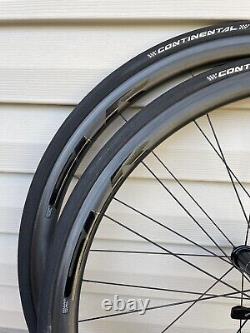 Giant SLR 1 Wheelset Carbon Clincher/Tubeless 10/11s Shimano. Weight 1490 grams