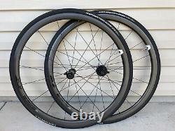 Giant SLR 1 Wheelset Carbon Clincher/Tubeless 10/11s Shimano. Weight 1490 grams