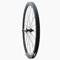 Gravel Road Bike Wheelset 28 X 40mmTubeless Carbon Wheels Ratchet HG XDR Hub