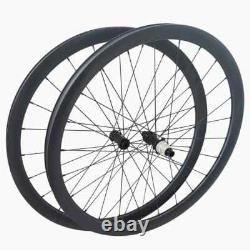 Gravel Road Bike Wheelset 28 X 40mmTubeless Carbon Wheels Ratchet HG XDR Hub