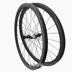 Gravel Road Bike Wheelset 28 X 40mmTubeless Carbon Wheels Ratchet HG XDR Hub