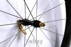 HED CX Clincher Road Bike Front Wheel Carbon 700c QR