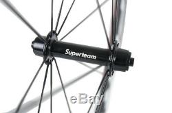 Handbuild T700 38mm Bicycle Wheels Clincher Road Bike Carbon Wheelset