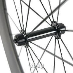 High TG 50mm Road Carbon Wheelset Bike Tubeless 25mm Basalt Brake Carbon Wheels