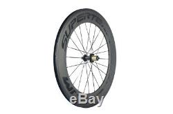High TG 88mm Carbon Wheelset Superteam Logo Road Bike R13Hub 700C Carbon Wheels