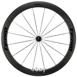 High quality Carbon Spoke Wheelset 700C Road Bicycle Wheels Tubeless Ceramic Hub