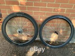 Hunt 3650 Carbon Aero Wheels & Ultegra Cassette (both nearly new) for road bike