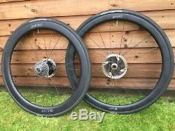 Hunt 50/40 Carbon Road Disc Wheels Wheelset 700C Shimano/SRAM