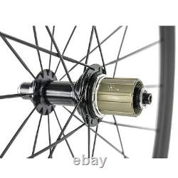Light Weight Carbon Wheels 38mm Tubular Road Bike Carbon Wheelset 700C Race