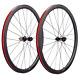Lightweight 3825mm Carbon Road Bike Disc Brake Wheelset Tubeless Wheels 700c