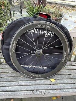 Lightweight Meilenstein Carbon Fiber Tubular Wheelset 11 Speed