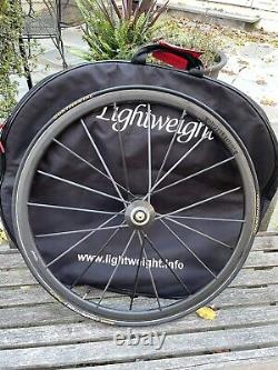 Lightweight Meilenstein Carbon Fiber Tubular Wheelset 11 Speed