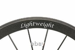 Lightweight Standard III C Road Bike Wheel Set 700c Carbon Clincher Shimano 10s
