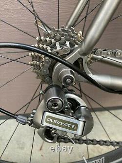 Litespeed Classic Titanium Ti Road Bike Dura Ace 7400 Real Design Carbon Wheels