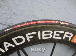 Madfiber Carbon Tubular Shimano/Sram 700C wheelset road bike bicycle Corsa Evo