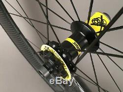 Mavic Comete Pro Carbon Disc Brake Road Bike Wheels Tubeless & Tires MSRP $2100