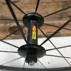 Mavic Cosmic Carbone 40 road bike front wheel carbon clincher 700c SSC race 19mm