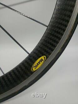 Mavic Cosmic Carbone Carbon Clincher 28 Wheel Set Front & Rear