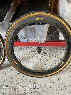 Mavic Cosmic Carbone ROAD / CX Carbon Tubular Wheelset Shimano SRAM 11S Wheels