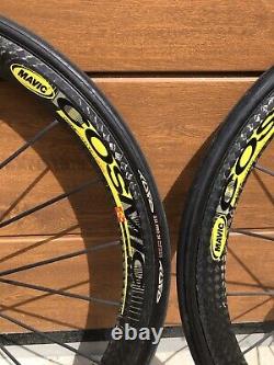 Mavic Cosmic Carbone Ultimate SSC wheelset wheel set Shimano 11 speed carbon