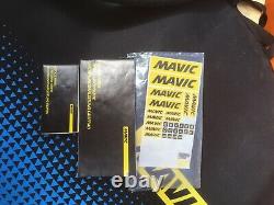 Mavic Krysium Carbon SL'Haute Route' wheel set c/l disc through bolt