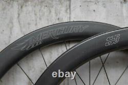 Mercury S5 DISC Wheelset 12mm & QR Tubeless Road Bike Carbon Wheels UD Fiber