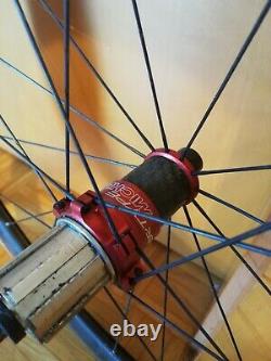Miche Supertype carbon fibre road bike wheels 700c