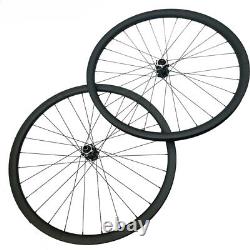 Mtb Bicycle Carbon Wheels 27.5er Width 27mm 35mm Clincher Tubeless Disc Brake