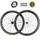 New Superteam 50mm Road Bike Carbon Wheels Clincher 25mm Width Ud Black Logo