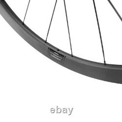 NEW SUPERTEAM 50mm Road Bike Carbon Wheels Clincher 25mm Width UD Black Logo