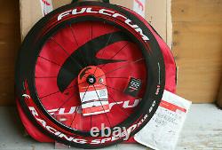 NOS NEW Fulcrum Racing Speed XLR80 carbon fiber front wheel timetrial triathlon