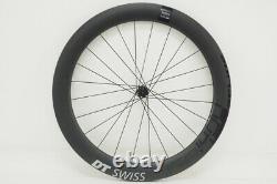 New! DT Swiss HEC 1400 Spline Hybrid Road eBike Front Wheel Black 700c Disc 62mm