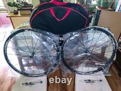 New Jagu Elite Aero 30C Carbon Wheels Road Bike 700C Tubeless Wheelset + Bag