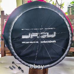 New Jagu Elite Aero 30C Carbon Wheels Road Bike 700C Tubeless Wheelset + Bag