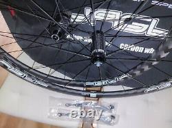 New Jagu Elite Aero 30C Carbon Wheels Road Bike 700C Tubeless Wheelset + Bag