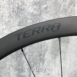 New Take-offs! Roval Terra C Carbon Tubeless Wheelset 700C Rim Brake 1464g DT370