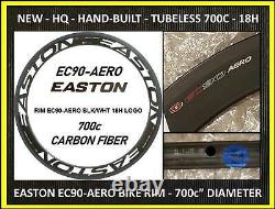 Nib Easton Rim Ec90 Aero Time Trial 700c 56mm 18h Tubeless Road Wheel Tire