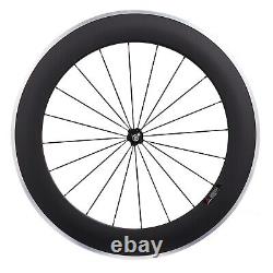 Novatec Hub Road Bike Carbon Wheels 80mm Bicycle Wheelset Alum Alloy Brake Edge