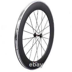 Novatec Hub Road Bike Carbon Wheels 80mm Bicycle Wheelset Alum Alloy Brake Edge