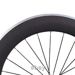 Novatec Hub Road Bike Carbon Wheels 80mm Bicycle Wheelset Alum Alloy Brake Edge