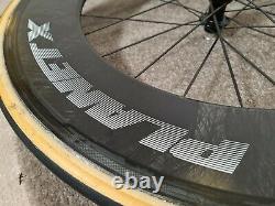 Planet X Deep Rim Carbon Fibre Wheelset 700C TT Time Trial Road Bike wheels