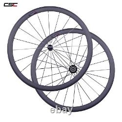 R36 Hub Bicycle Carbon Wheels 38mm 25mm Road Bike Wheelset Tubuless Ready SAT