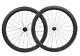 Rim Brake Carbon Wheels Clincher Matt Road Bicycle Wheelset 700c Tubeless 55mm